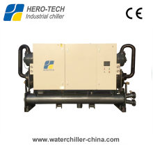 620kw Water Cooled -20c Low Temperature Outlet Water Glycol Screw Chiller